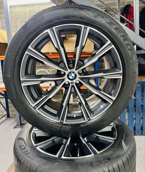 Jante Bmw X5 X6 R20 G05 G06 Originale 740M Pirelli de vara 90%