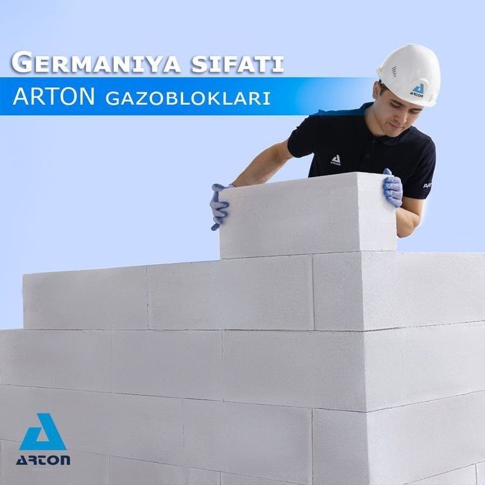 Gazoblok avtoklavniy Germaniya texnalogiyasida ishlab chiqariladi!!!