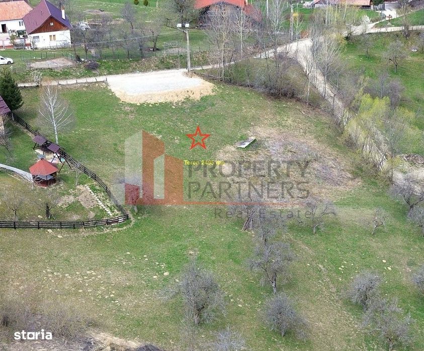 Teren 2.495 Mp | Bran – Sohodol | Vedere Panoramică Spre Bucegi