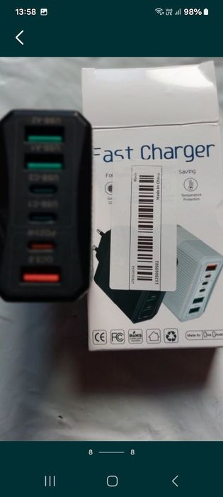 Încărcător 40w 6  porturi 3 a 3 c