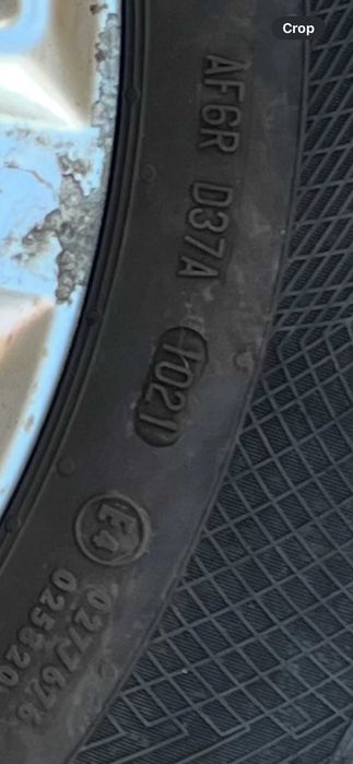 Jante și anvelope, folosite pe un Audi A4 (2008)