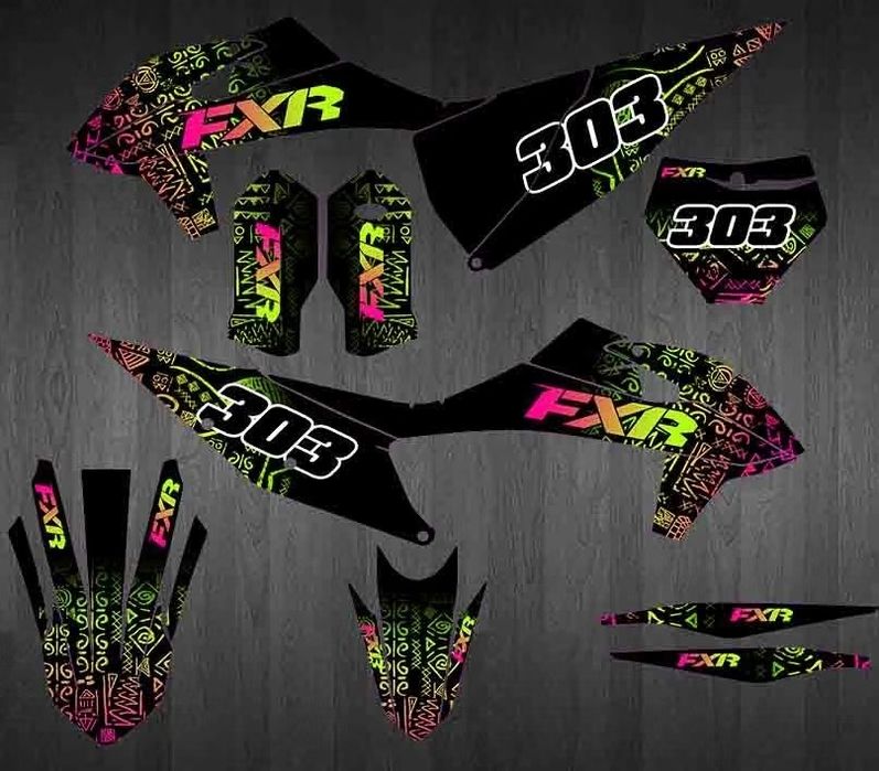 Графика/наклейки на эндуро мотоциклы