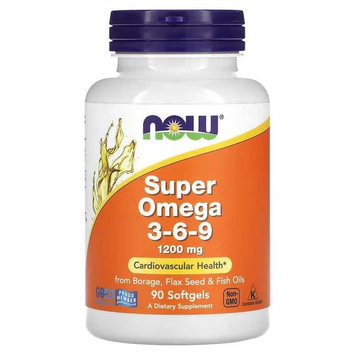 NOW Foods Super Omega 3-6-9 омега суперомега Super Omega EPA Fish Oil