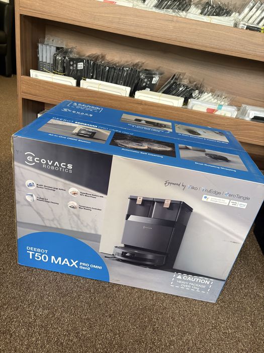 Robot de spalat in casa / Ecovacs Robotics / DEEBOT T50 Max Pro OMNI/ Gen 2 / Nou sigilat