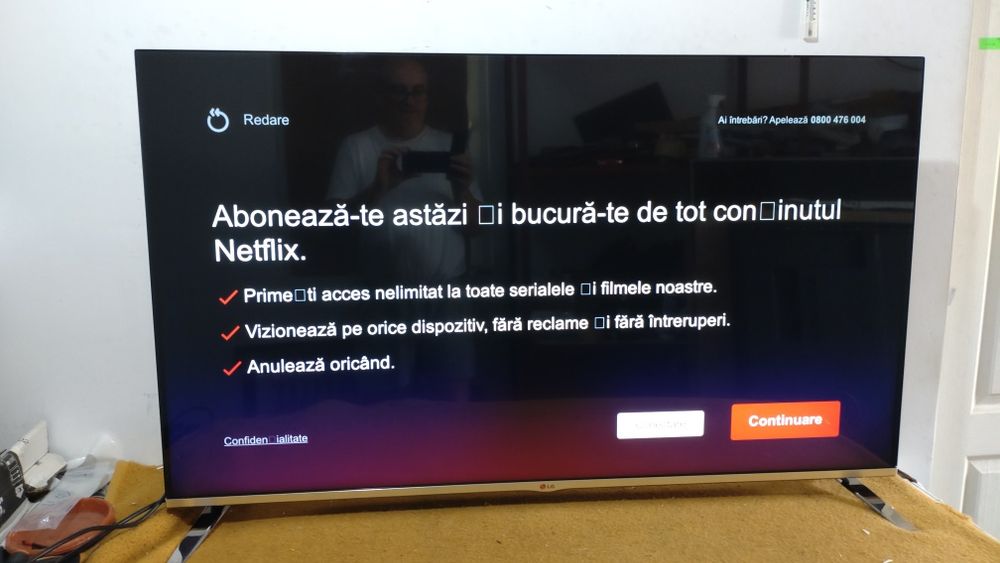 Televizor led Smart LG 140 cm WiFi