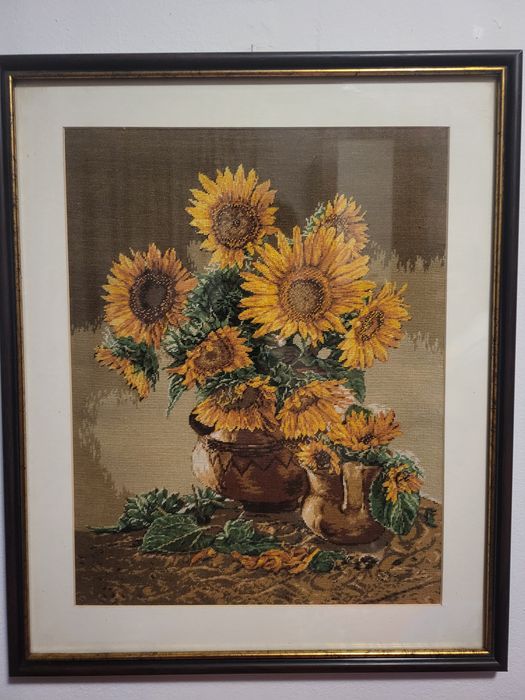 Goblen "floarea soarelul" 26x33cm