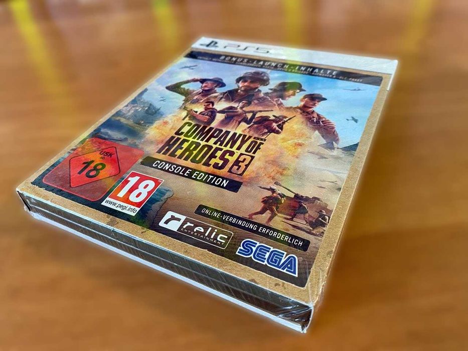 Новый Company of Heroes 3: Console Launch Edition SteelBook PS5