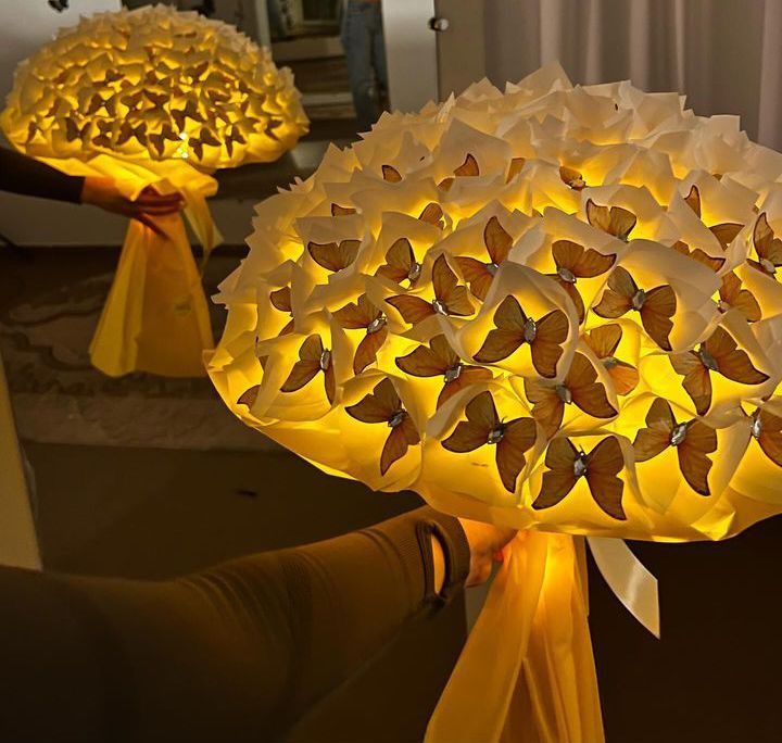 Букеты из бабочек