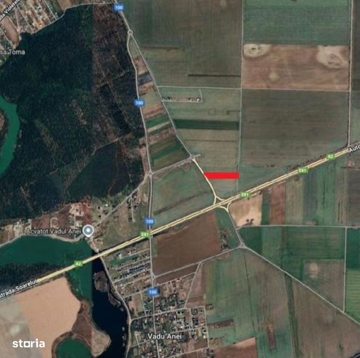 Teren Intravilan Branesti 4500mp Acces Asfalt si A2-deschidere 22ml