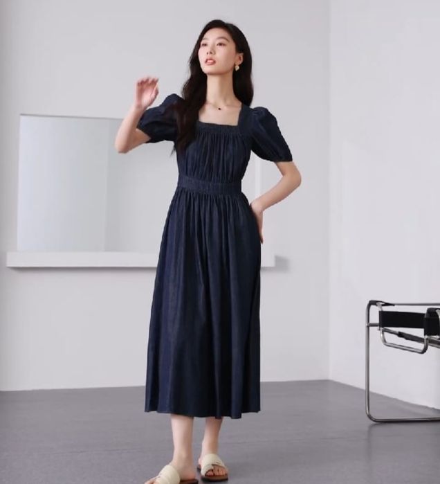 Джинсовое платье женское