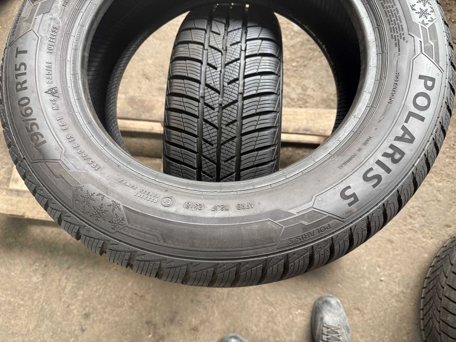 2x Anvelope iarna 195/60 r15 M+S - Barum Polaris 5