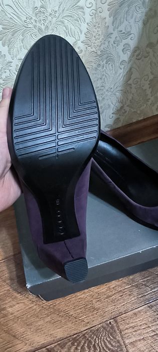 Замшевые туфли ecco