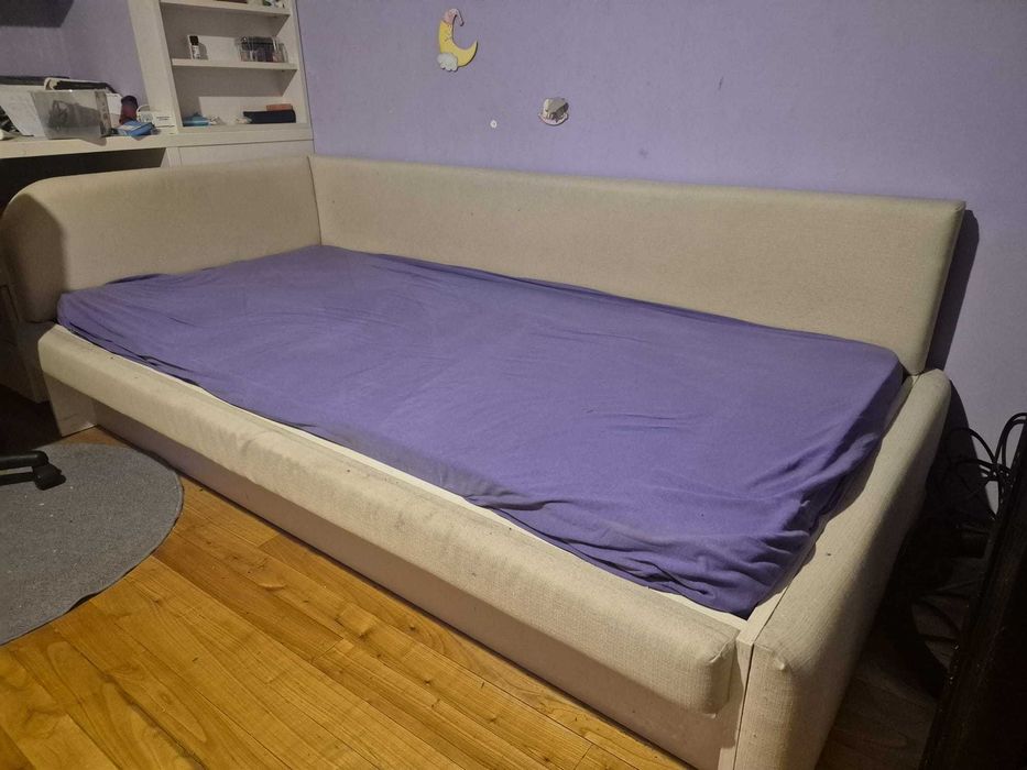 2 Paturi cu Saltele (100x200 si 90x200)