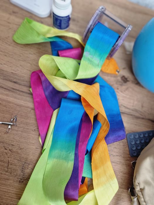 Профессиональный мяч, лента для гимнастики