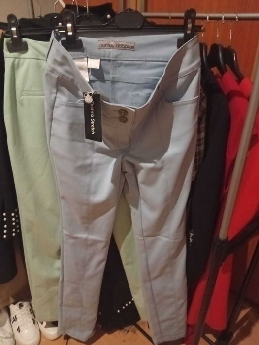 Pantaloni Ashley cu dungă , elastici