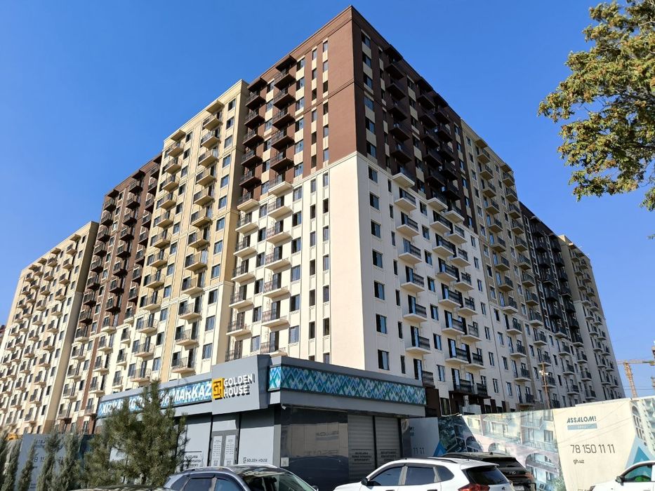 Golden House “Oz Zamin” – 1 xonali yangi uy, 30 m²+3 m²