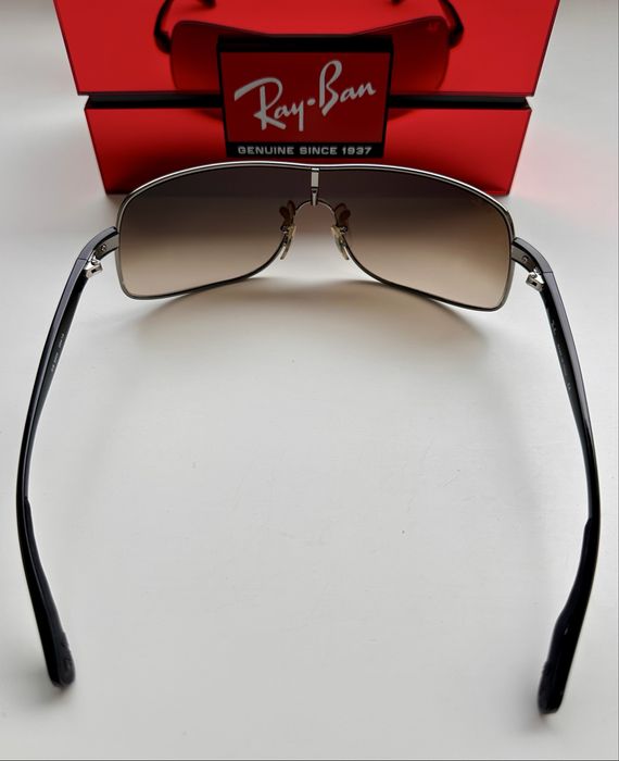 Ray Ban RB3244 shield стил, градиент, премиум модел