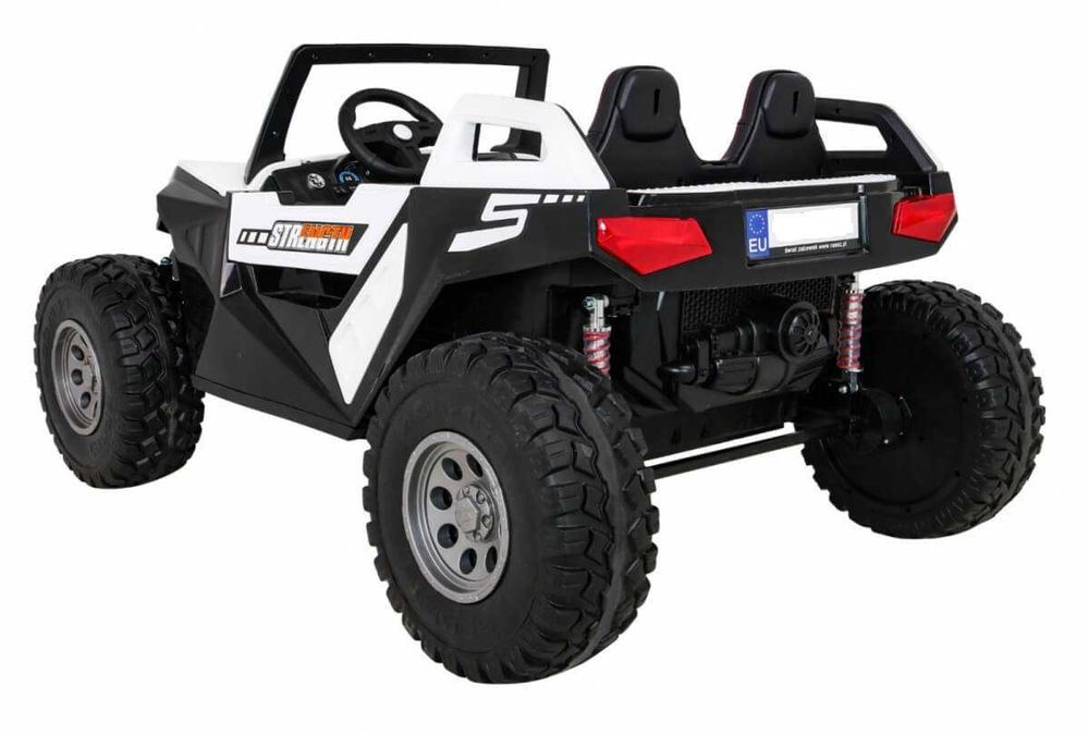 UTV electric pt copii Buggy Autokids 450W 24V 4x4 (sx1928-fast) Alb