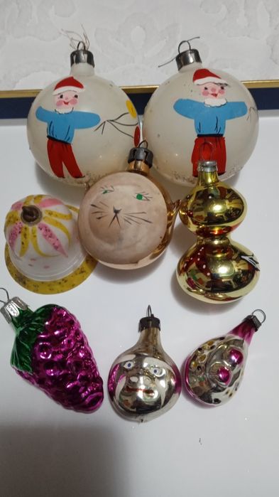 Globuri vechi din sticlă Crăciun