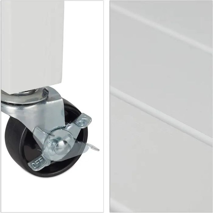 Кухненска количка с 2 чекмеджета Relaxdays