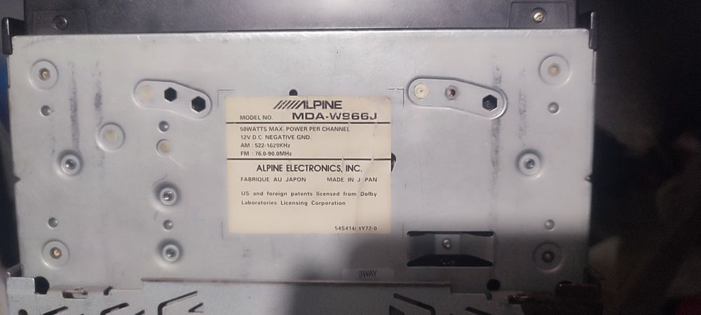 Продам ALPINE MDA- W966J