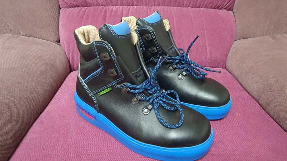 Ghete piele hidrofoba Schulze ASPHALT Profi S2 gen UVEX marimea 40