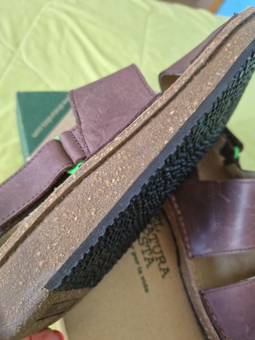 Мъжки сандали от естествена кожа