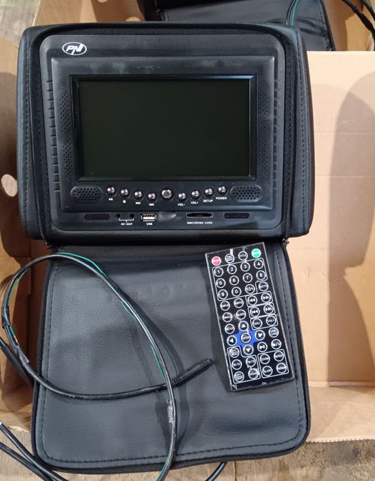 Tetiera/tetiere auto cu DVD , cu telecomanda