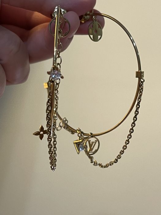 Серёжки Louis Vuitton, кольца