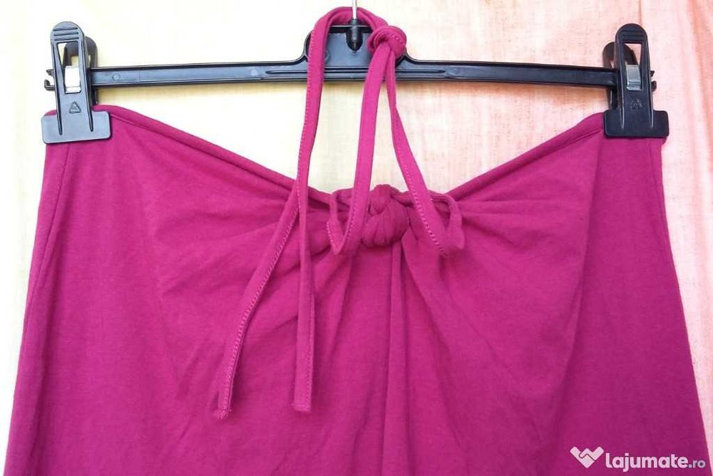 Rochie plaja Magenta bumbac elastic Rochie Sarafan retro asistenta med