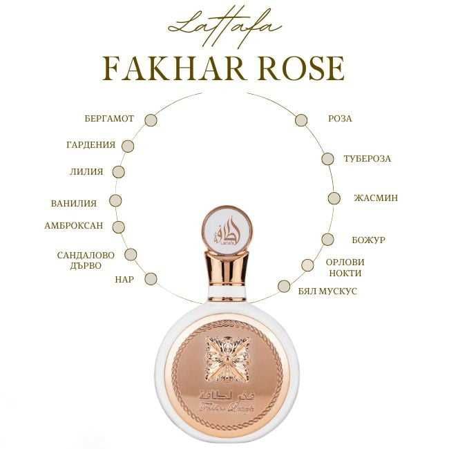 Дамски парфюм Lattafa Fakhar Femme, Rose, EDP, 100 мл.