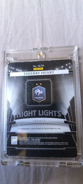 THIERRY HENRY autograph 02/10