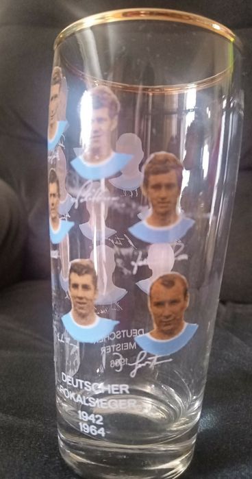 Pahar de colecție fotbal 1960 Munchen 250 mm