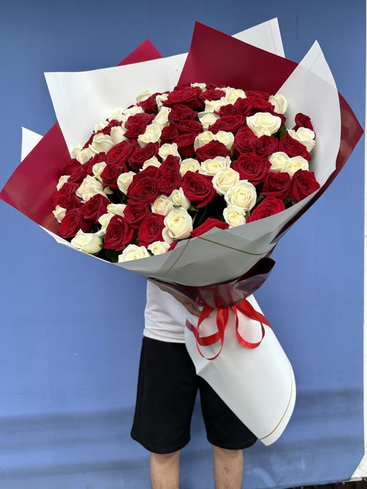 Акция на розы 70 см