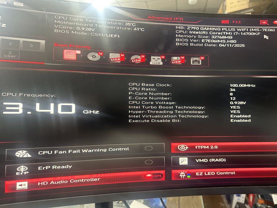 Core i7 14700kf/Rtx5070/32GB DDR5/Z790/1tb 990pro очень мощный PC AI