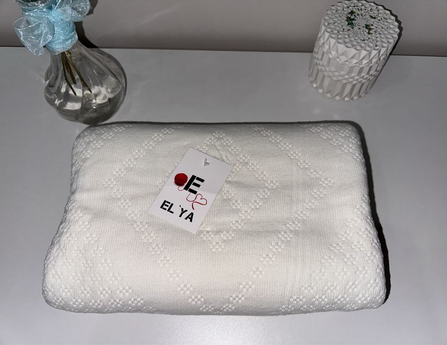 Детский вязанный плед