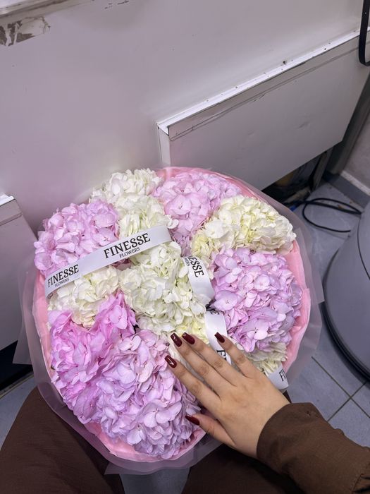 Цветы гортензия 15шт