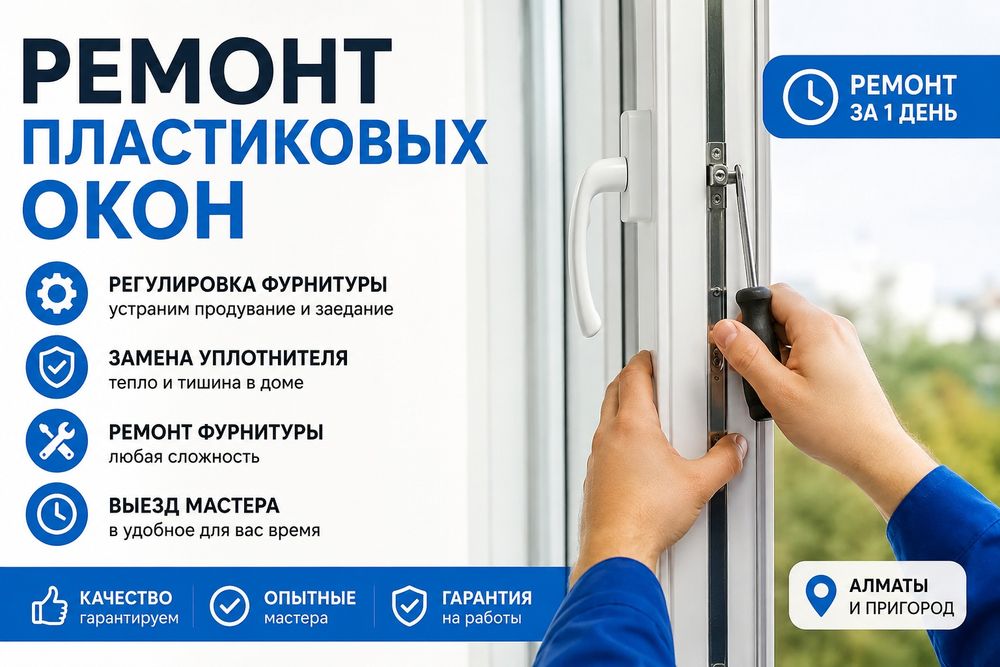 Регулировка, Замена Стеклопакета, Замена резины