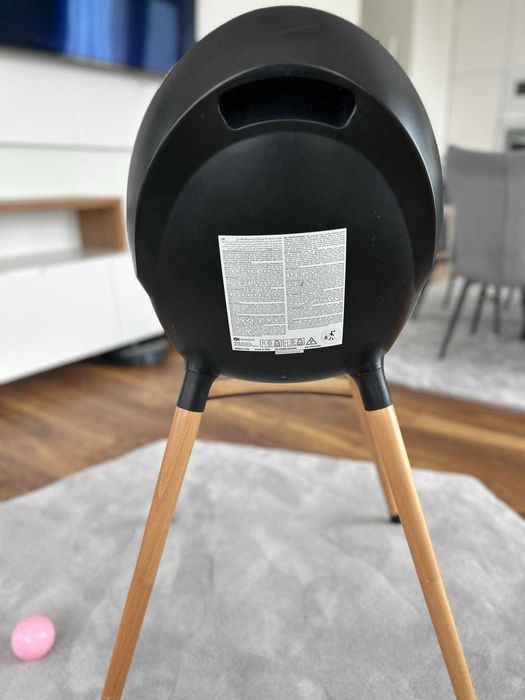 Столче За Хранене 2 В 1 KinderKraft FINI, Черно