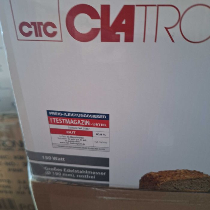 Резачка за хляб и колбаси внос от Германия метална