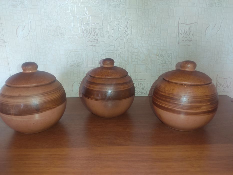 Горшочки керамические