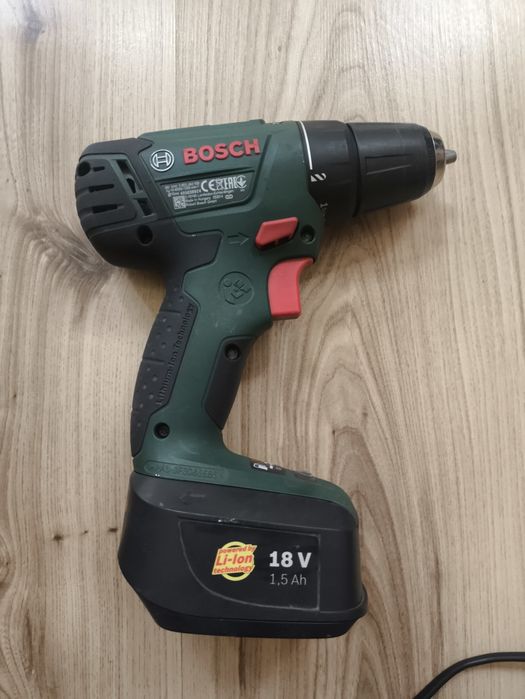 Акумулаторен винтоверт BOSCH PSR 1800 LI-2, 18V, 1,5Ah, 38Nm