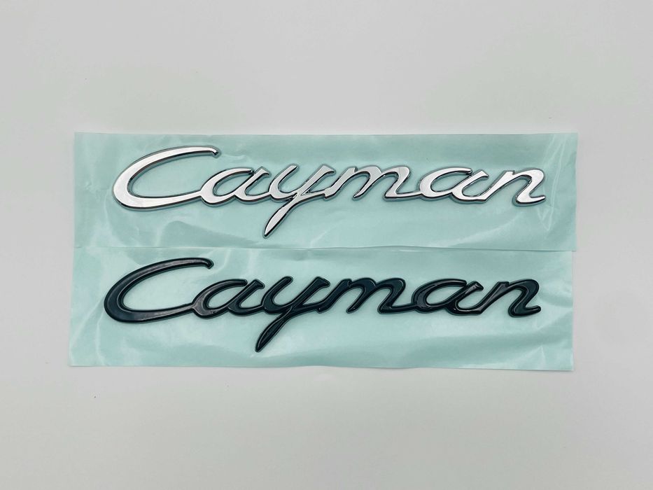 Emblema Compatibila PORSCHE Cayman negru