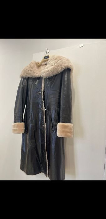 Продам зимнюю кожанный