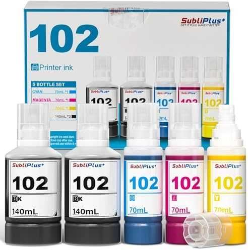 Нови Мастилници 102 BKCMY за EcoTank принтери Тонер касети Epson