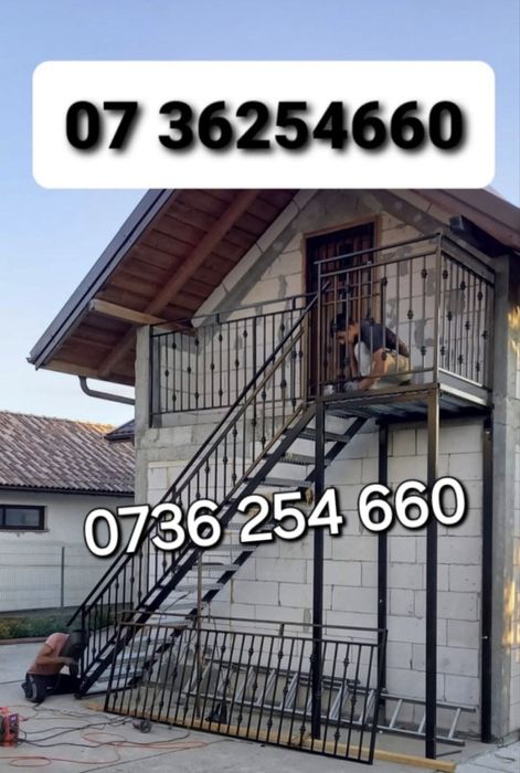 Scara metalice zincate