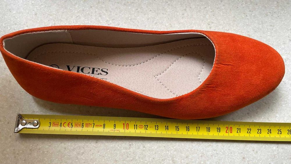 Balerini dama imitatie piele intoarsa nr.37
