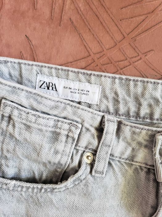Zara летни бермуди в сиво