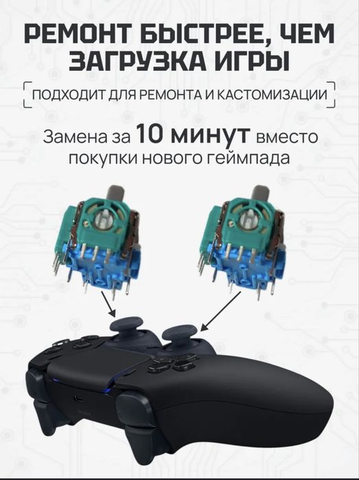Механизм 3D стика. DualSense Ps5