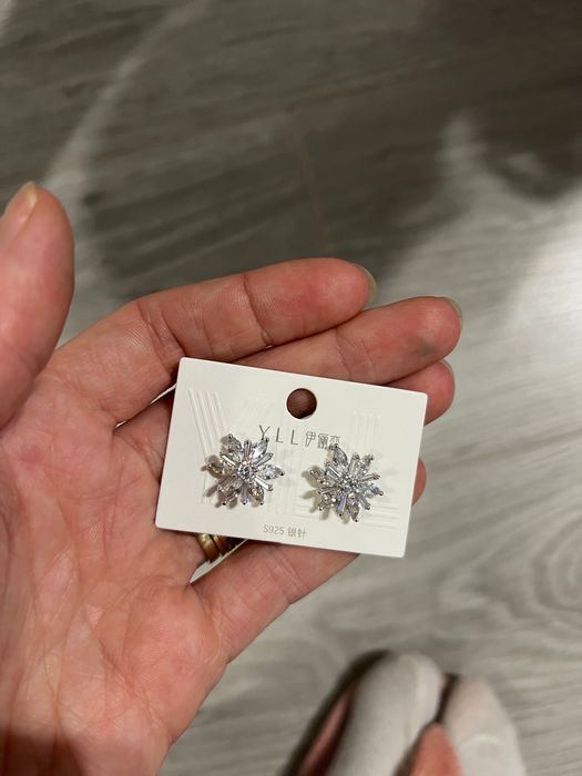 Accesoriu Par  + Cercei mireasa sau cununie civilă